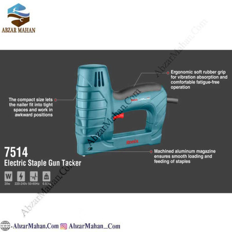 میخ کوب منگنه کوب برقی رونیکس RONIX مدل 7514 میخ کوب منگنه کوب برقی رونیکس RONIX مدل 7514